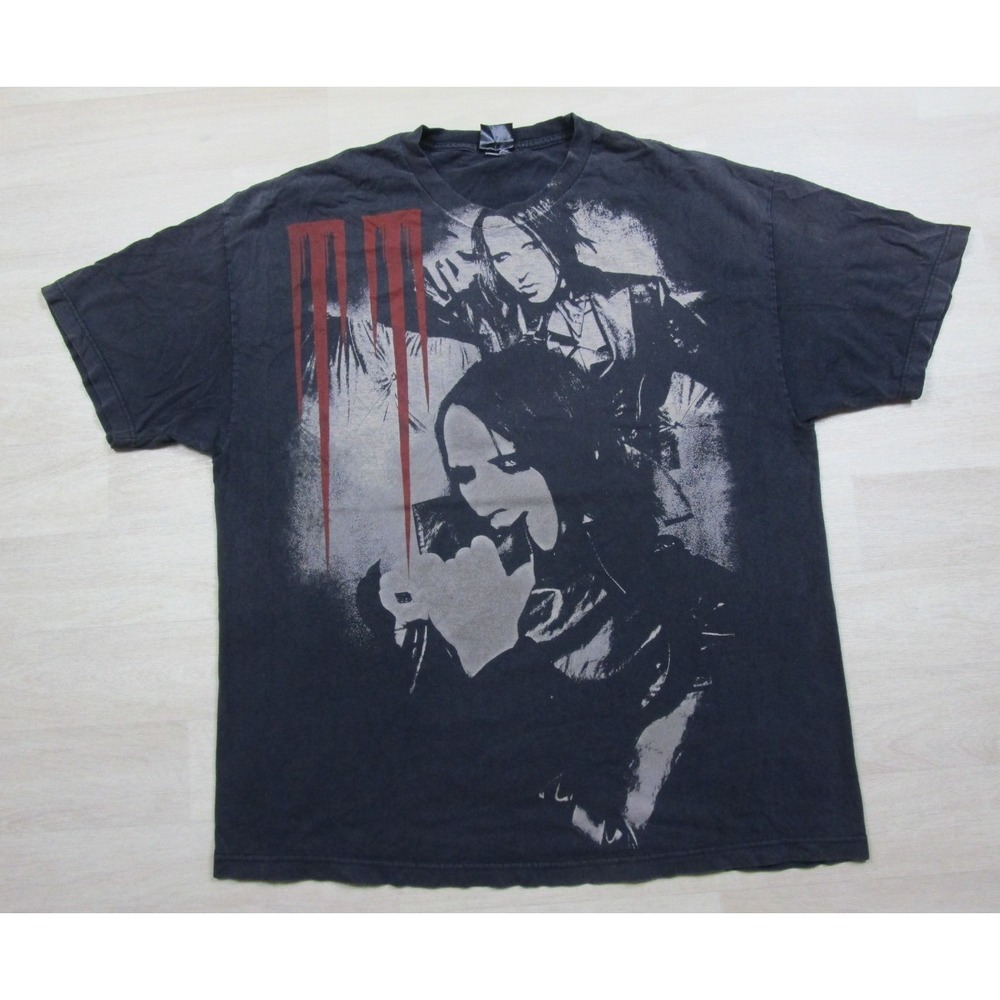 Marilyn Manson Eat Me Drink Me Shirt (2XL) All Over Print Vintage Y2K Goth Giant